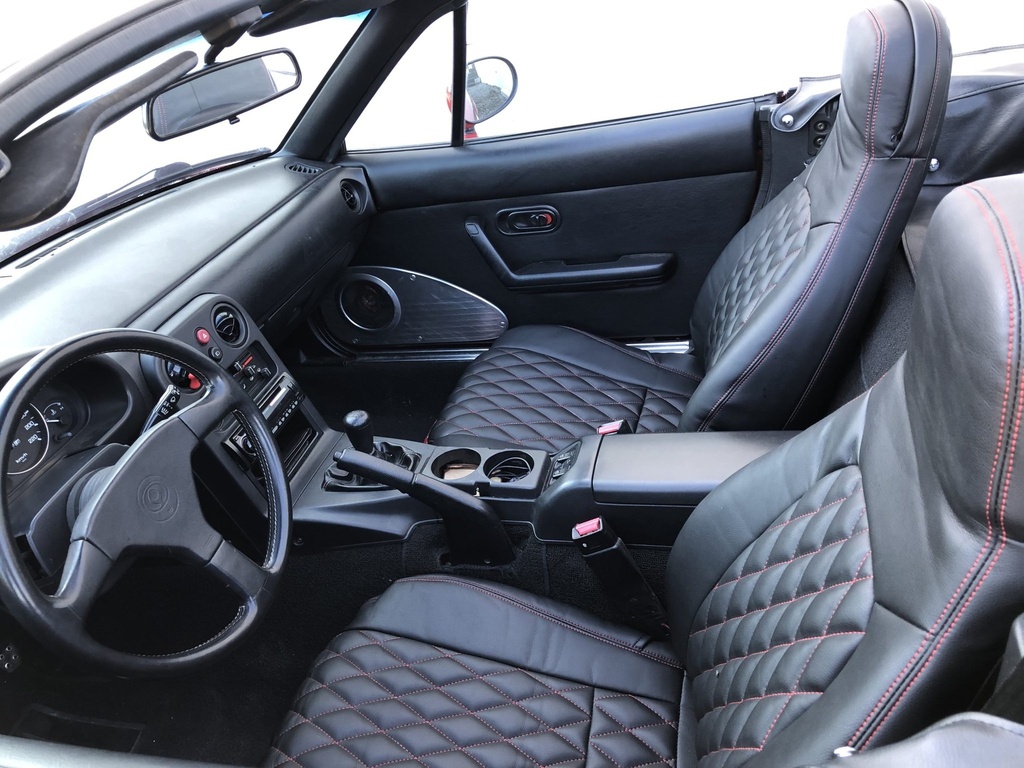 Quilted Seat Covers (Diamond Stitching) For Miata NA/Mk1