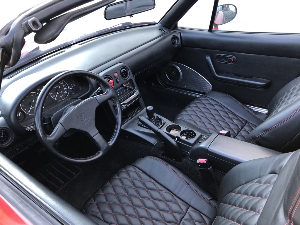 Quilted Seat Covers (Diamond Stitching) For Miata NA/Mk1