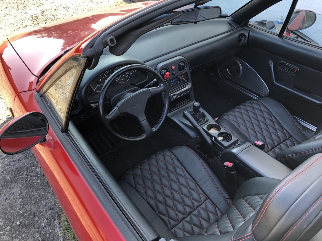 Quilted Seat Covers (Diamond Stitching) For Miata NA/Mk1