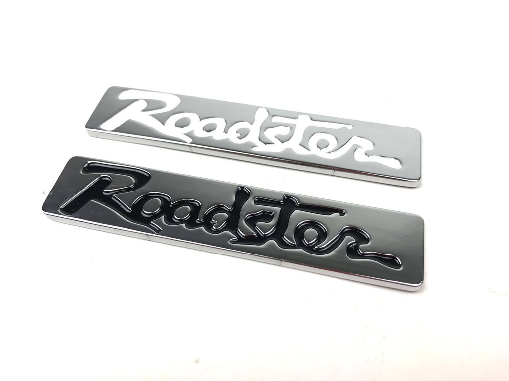Chrome Vintage Roadster Logo