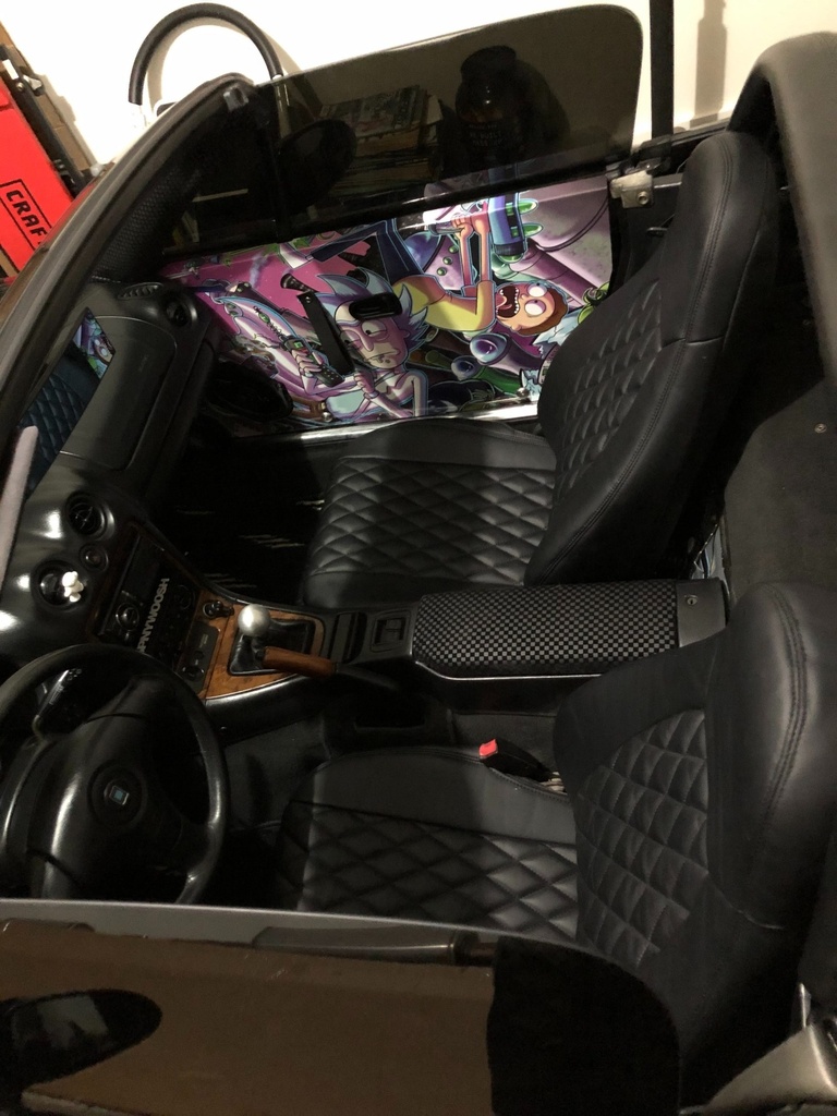 Quilted Seat Covers (Diamond Stitching) For Miata NB2/Mk2.5