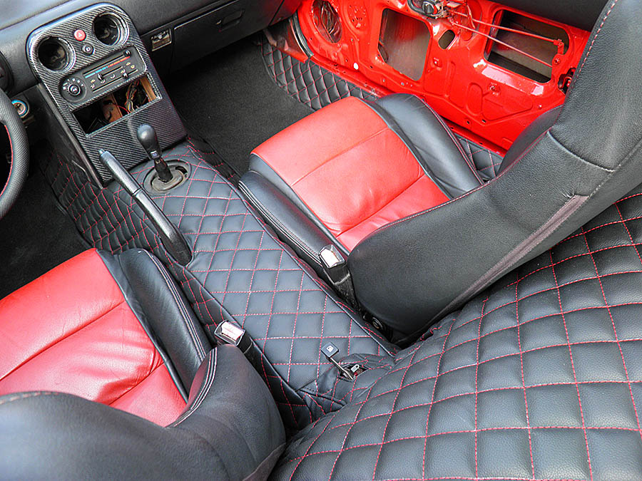 Quilted Transmission Tunnel Cover (Premade material) For Miata NA/NB
