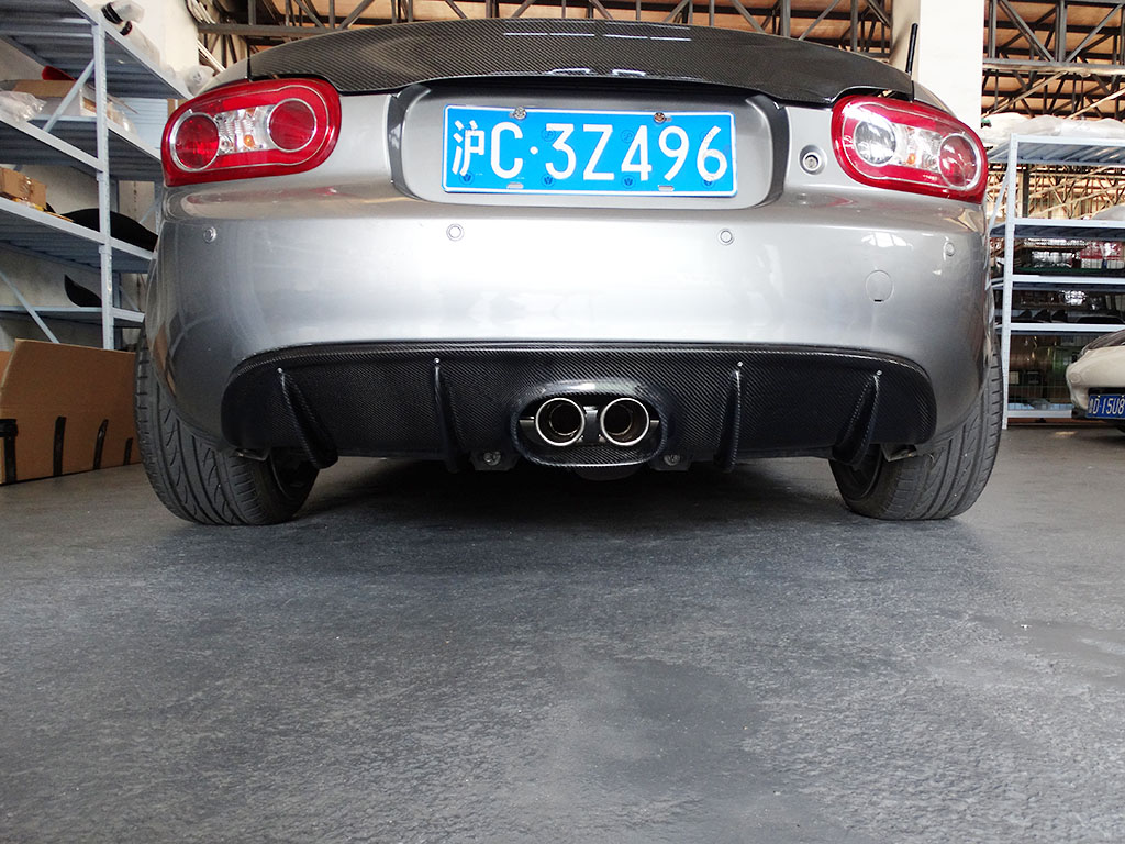 Rear Diffuser (Center Exhaust) For Miata NC | CarbonMiata