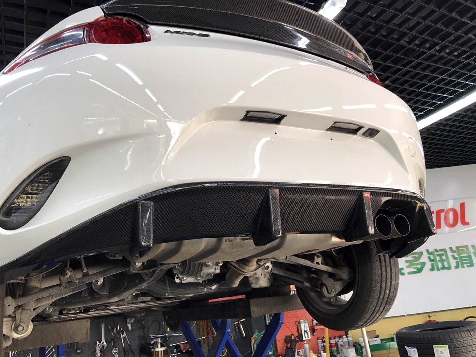 Rear Diffuser (OEM Exhaust) For Miata ND/Mk4