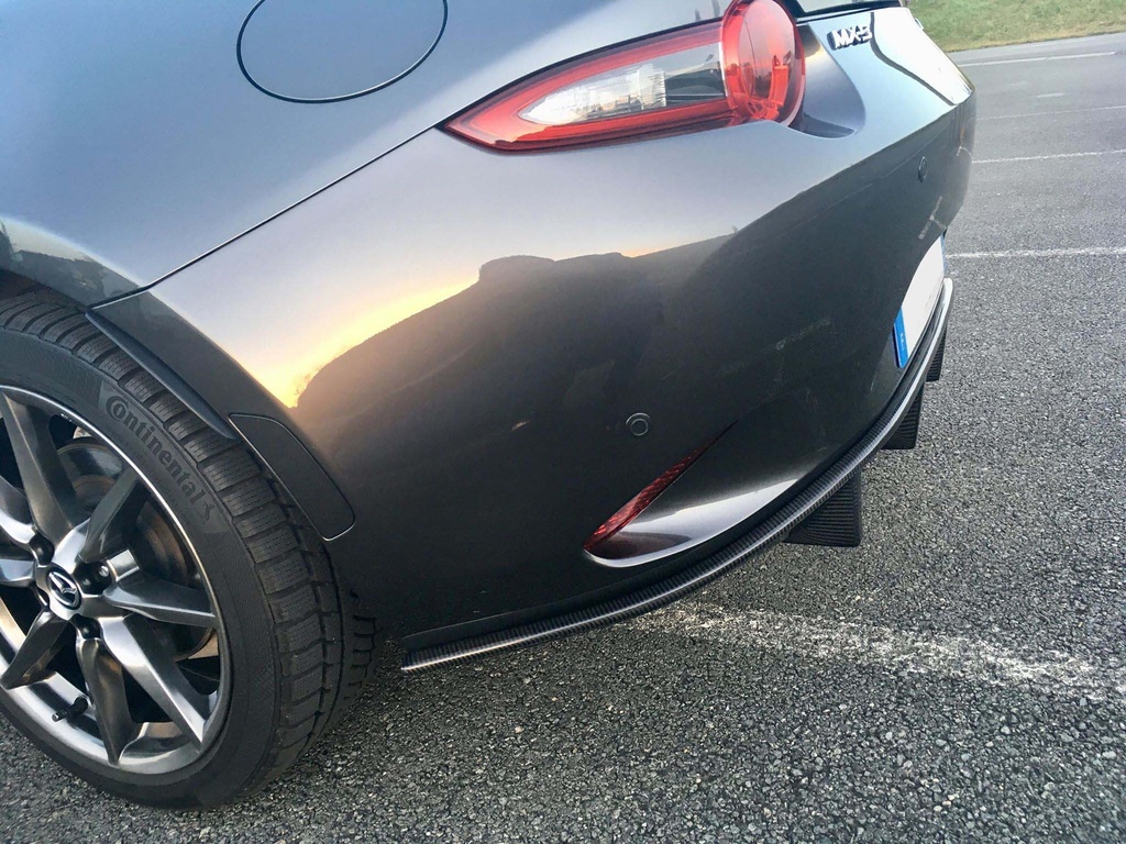 Rear Diffuser (OEM Exhaust) For Miata ND | CarbonMiata