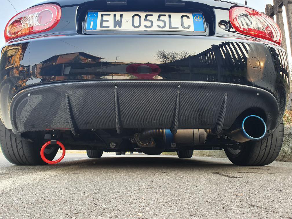 Rear Diffuser (Single Exhaust Cutout) For Miata NC/MK3