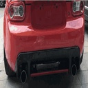 Sport Rear Diffuser (Dual Exhaust Cutouts) For Miata NC/MK3