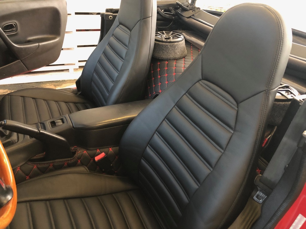 Striped Seat Covers For Miata NB2/Mk2.5