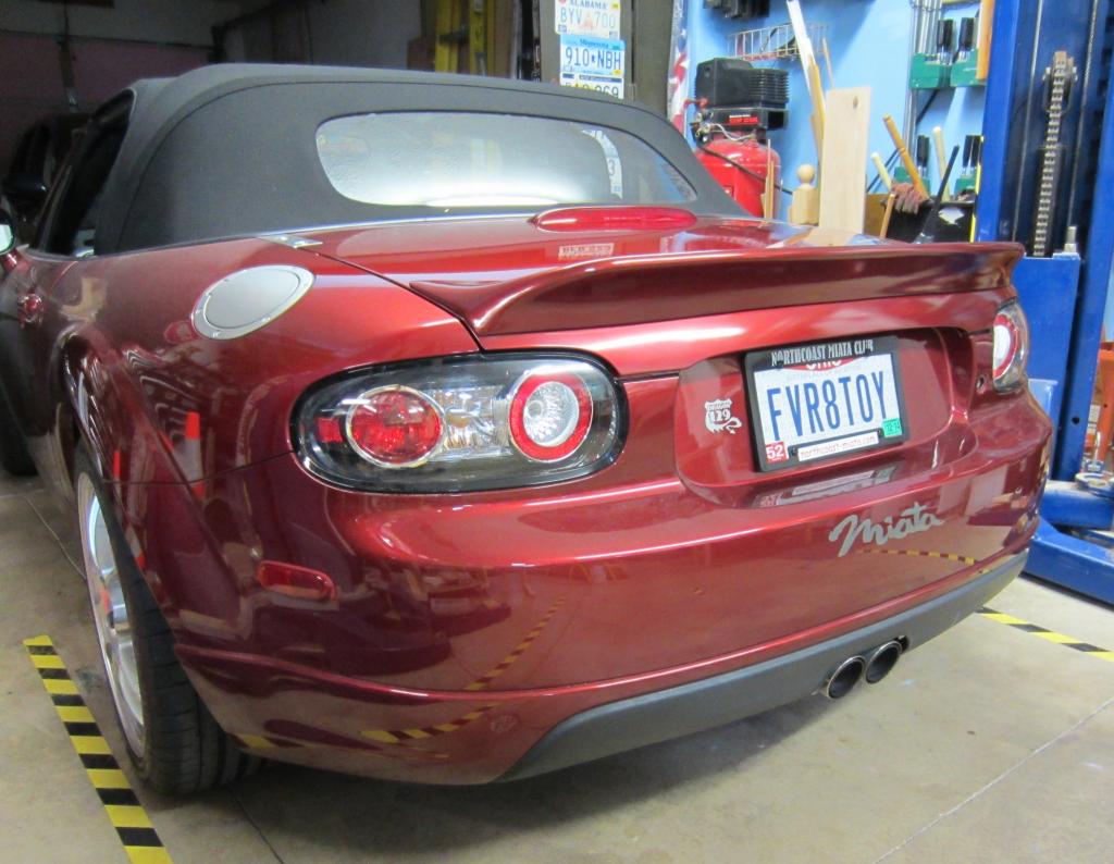 TRD Style Trunk Spoiler (Soft Top) For Miata NC/Mk3