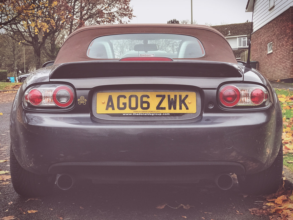 TRD Style Trunk Spoiler (Soft Top) For Miata NC/Mk3