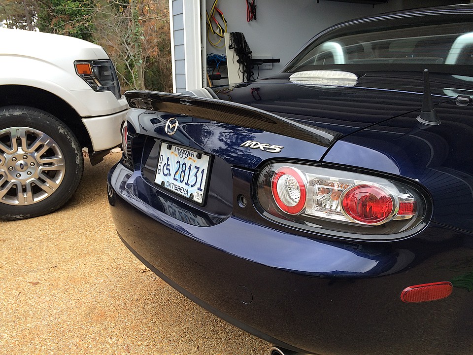 Trunk Spoiler (PRHT Version) For Miata NC/Mk3