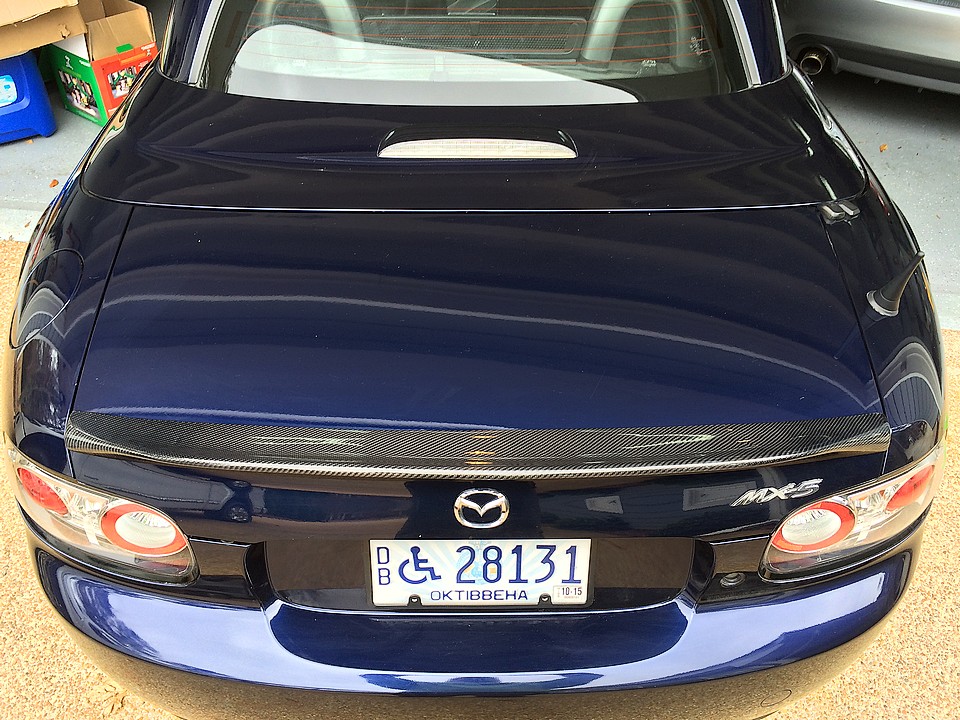 Trunk Spoiler (PRHT Version) For Miata NC/Mk3