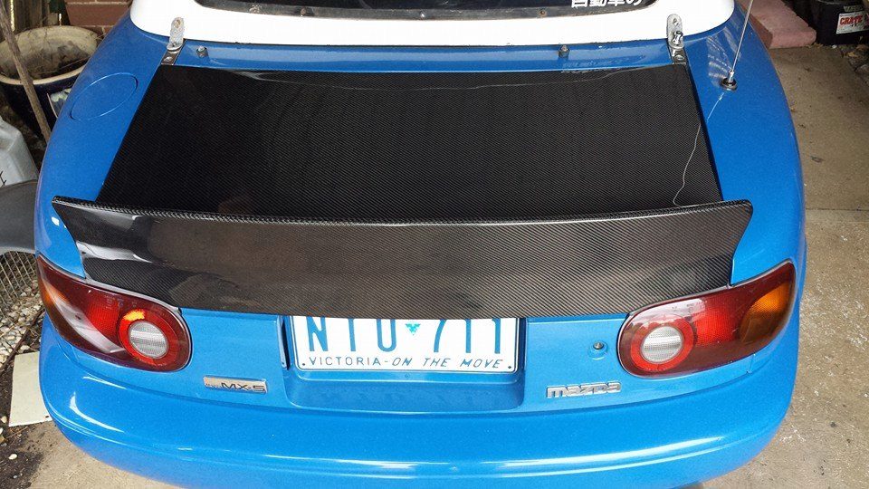 Trunk with high ducktail For Miata NA/Mk1