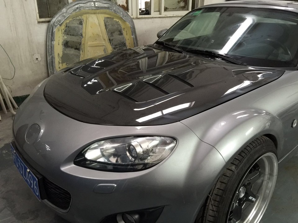 Vented Hood (AD9 Style) For Miata NC/Mk3