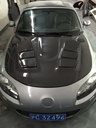 Vented Hood (AD9 Style) For Miata NC/Mk3