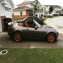 Vented Hood (AD9 Style) For Miata NC/Mk3