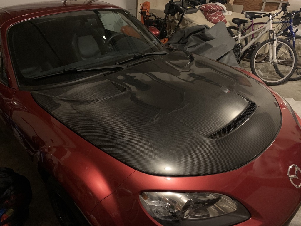 Vented Hood (Type 2) For Miata NC/Mk3