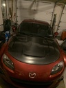 Vented Hood (Type 2) For Miata NC/Mk3