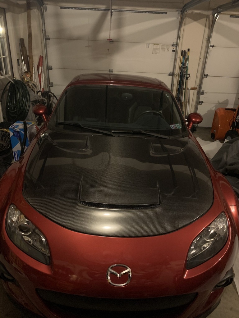 Vented Hood (Type 2) For Miata NC/Mk3