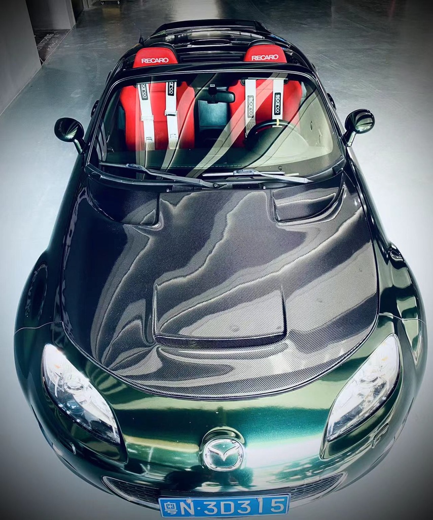 Vented Hood (Type 2) For Miata NC/Mk3
