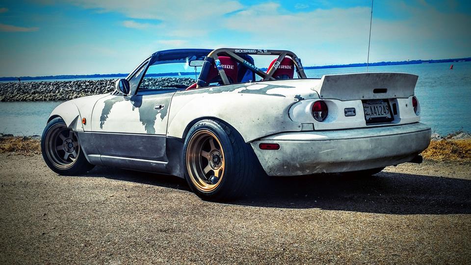 Ducktail Trunk Spoiler (Polyurethane) For Miata NA/Mk1