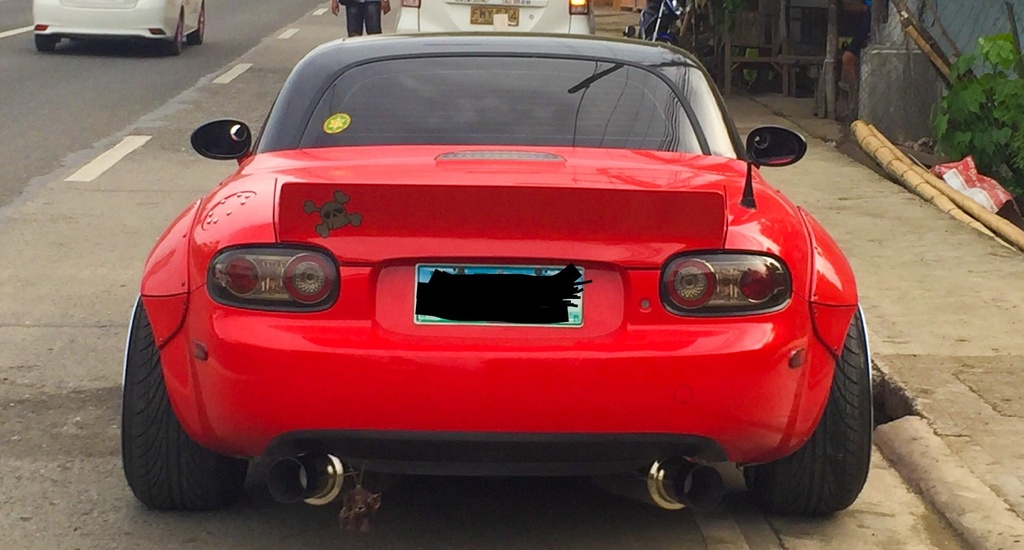 Ducktail Trunk Spoiler (PRHT Version) For Miata NC/Mk3