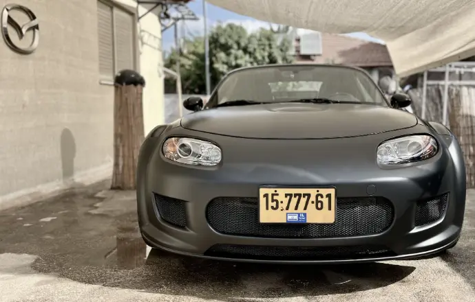 Polyurethane Mazdaspeed Front Bumper Replica (Fits NC1) For Miata NC