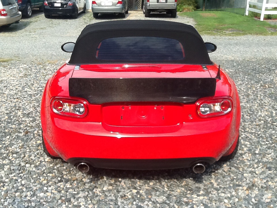 Ducktail Trunk Spoiler (Soft Top Version) For Miata NC/Mk3