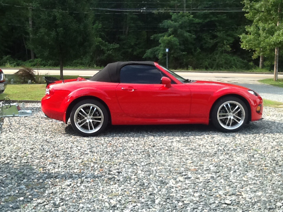 Ducktail Trunk Spoiler (Soft Top Version) For Miata NC/Mk3