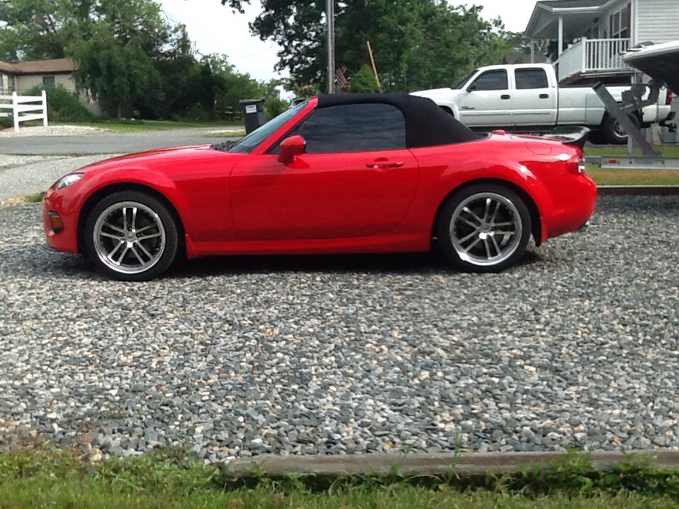 Ducktail Trunk Spoiler (Soft Top Version) For Miata NC/Mk3