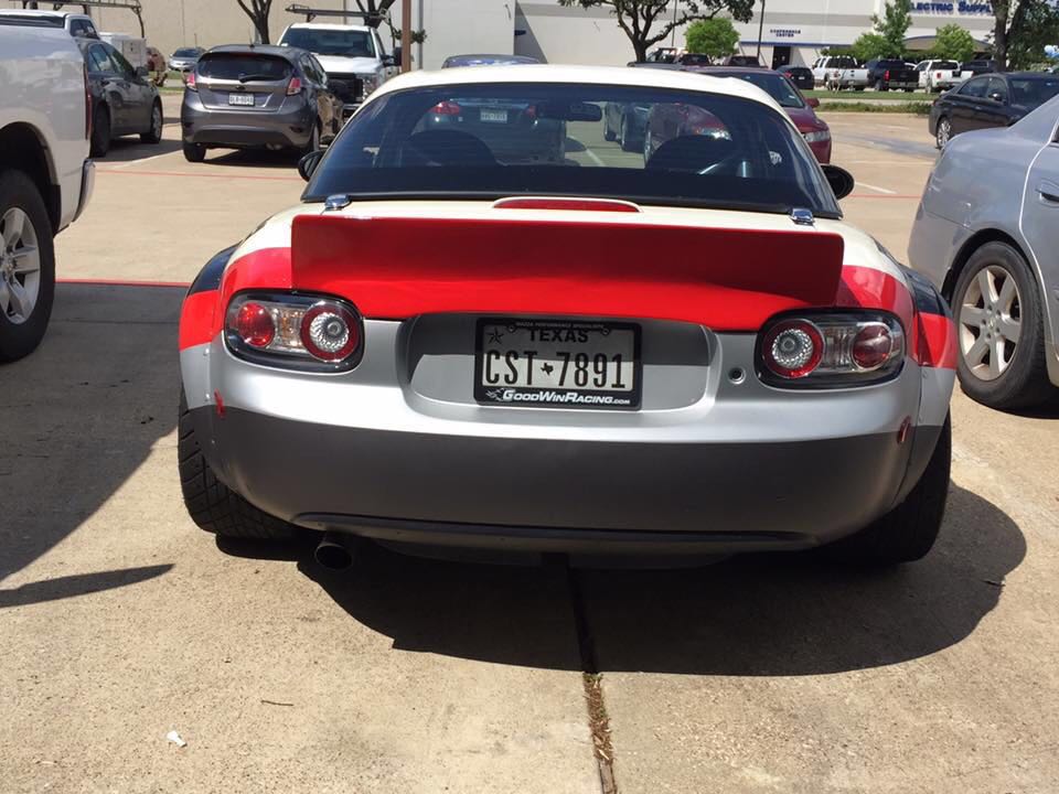 Ducktail Trunk Spoiler (Soft Top Version) For Miata NC/Mk3