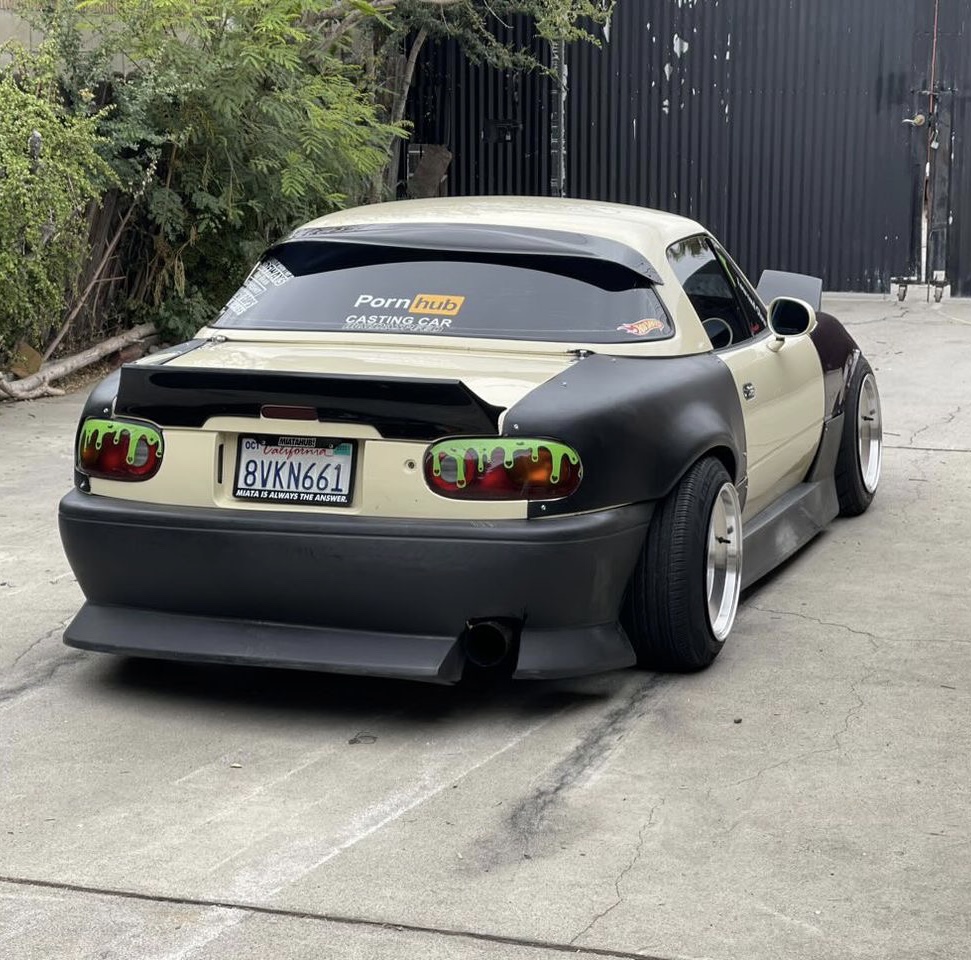 Ducktail Trunk Spoiler (V2.0) (Polyurethane) For Miata NA/Mk1