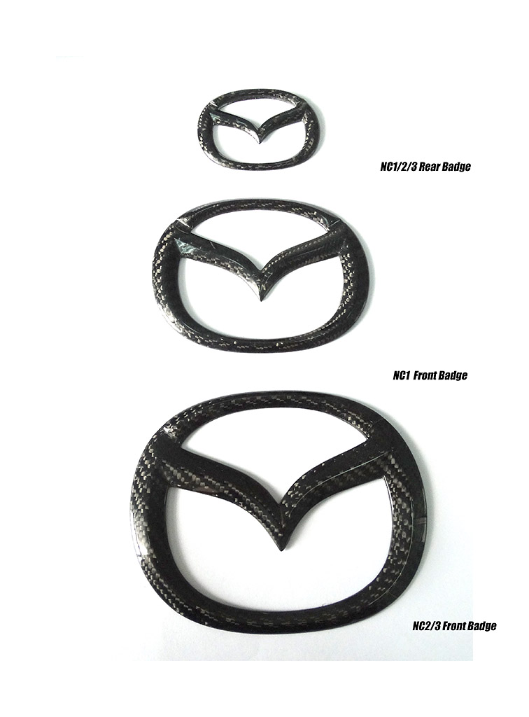 Front/Rear Mazda Emblems For Miata NC/Mk3
