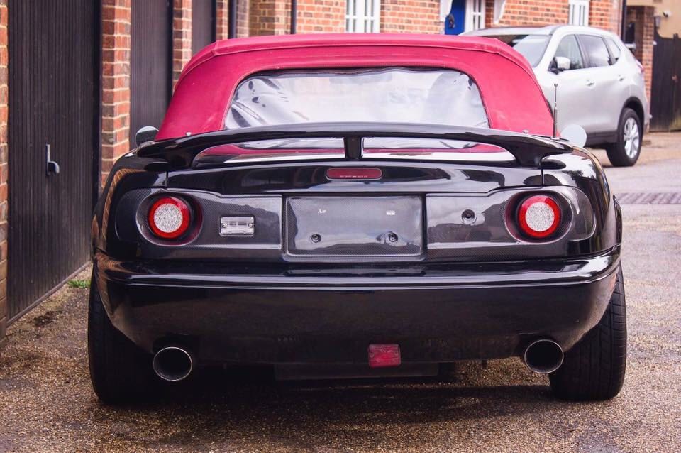 GV Style Tail Lights Rear Panel For Miata NA/Mk1