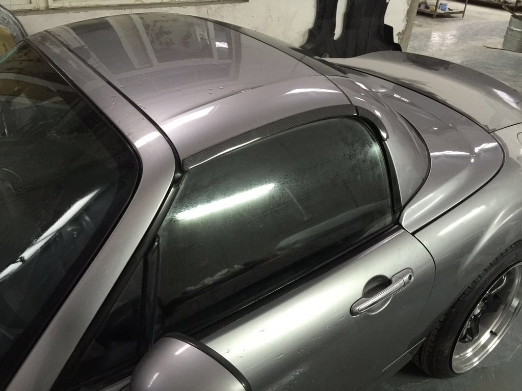 Hardtop Rain Rails (PRHT version) For Miata NC | CarbonMiata
