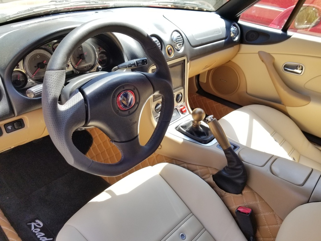 Interior Quilted 7 Trims Set For Miata NB/Mk2