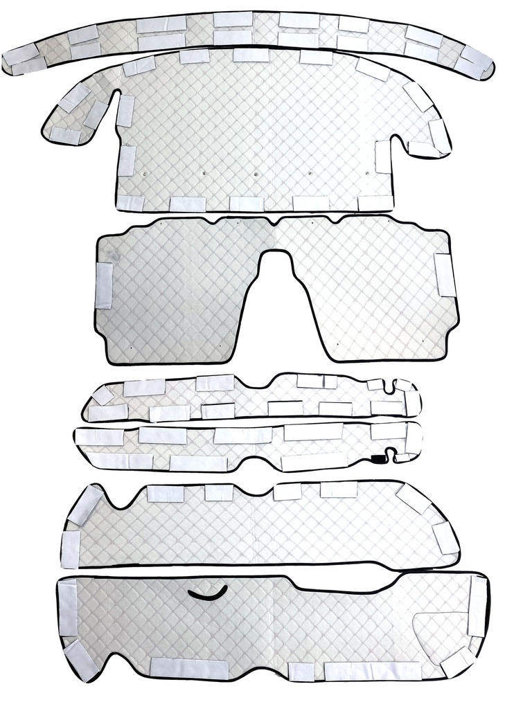 Interior Quilted Set (7 Trims Kit + Door Cards) For Miata NA/Mk1