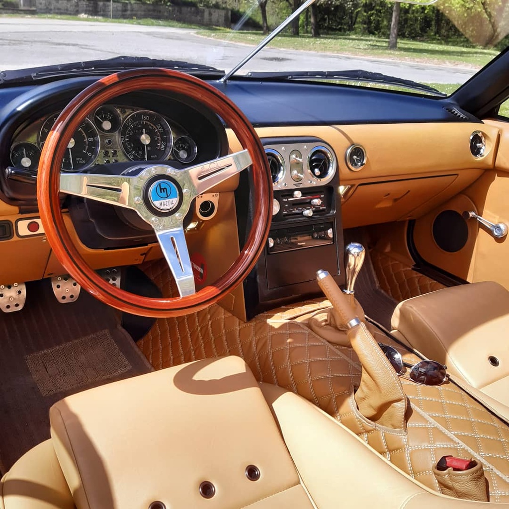 Interior Quilted Set (7 Trims Kit + Door Cards) For Miata NA/Mk1