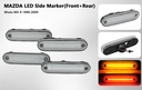 LED 4-Pieces Set Side Marker Lights (Clear design) For NA/NB