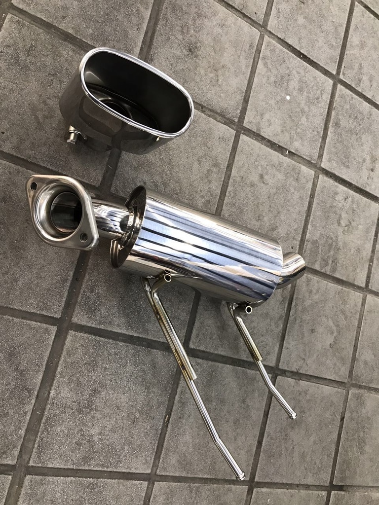 Lightweight Exhaust Muffler + Oval tip For Miata ND/Mk4