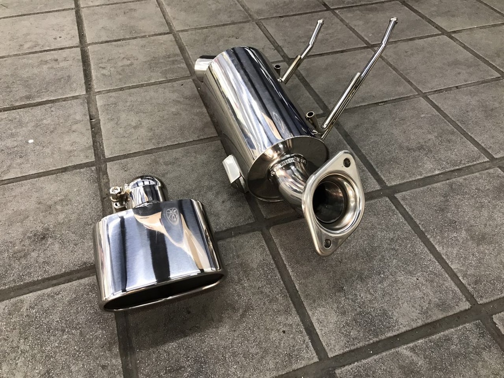 Lightweight Exhaust Muffler + Oval tip For Miata ND/Mk4