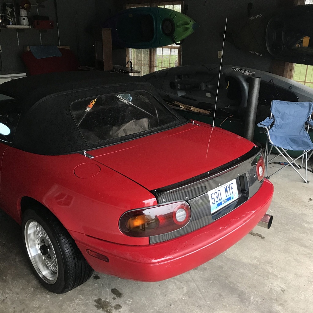 Low Ducktail Trunk Spoiler For Miata NA/Mk1
