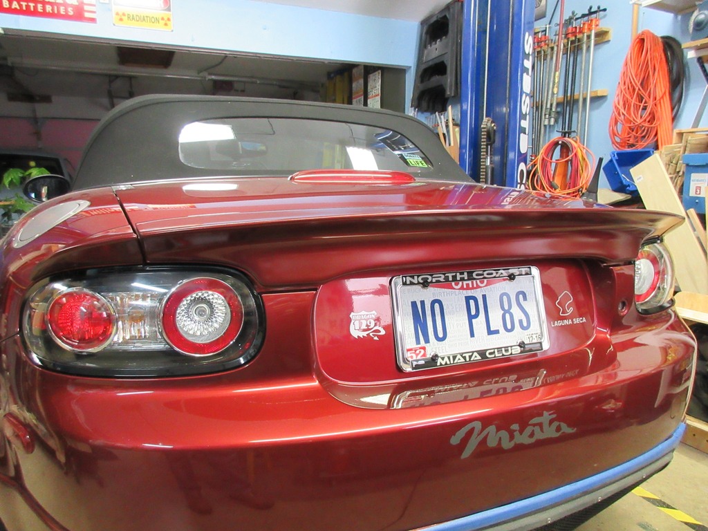 3 Pieces Trunk Spoiler (Soft Top Version) For Miata NC/Mk3