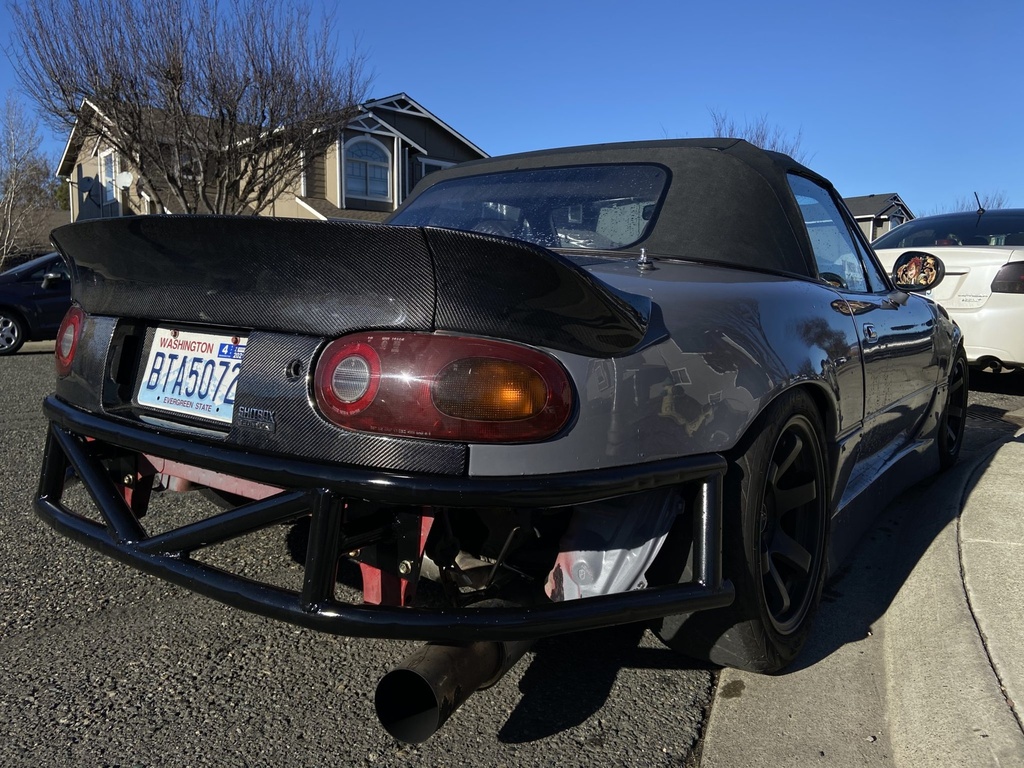 3 Pieces Trunk With Ducktail For Miata NA/Mk1