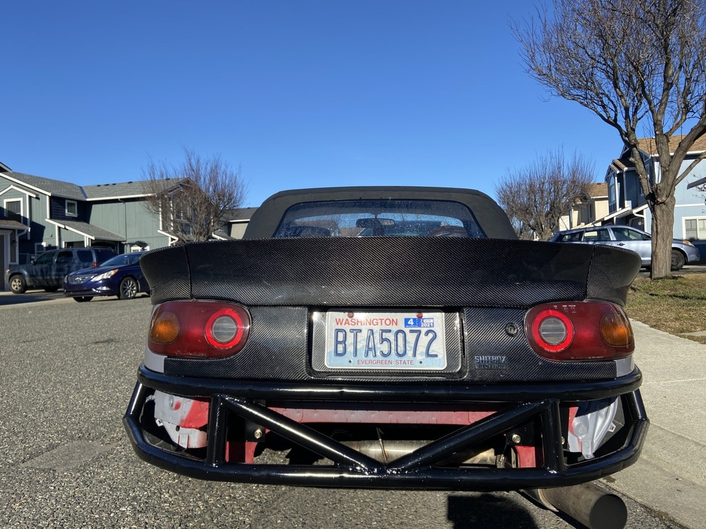 3 Pieces Trunk With Ducktail For Miata NA/Mk1