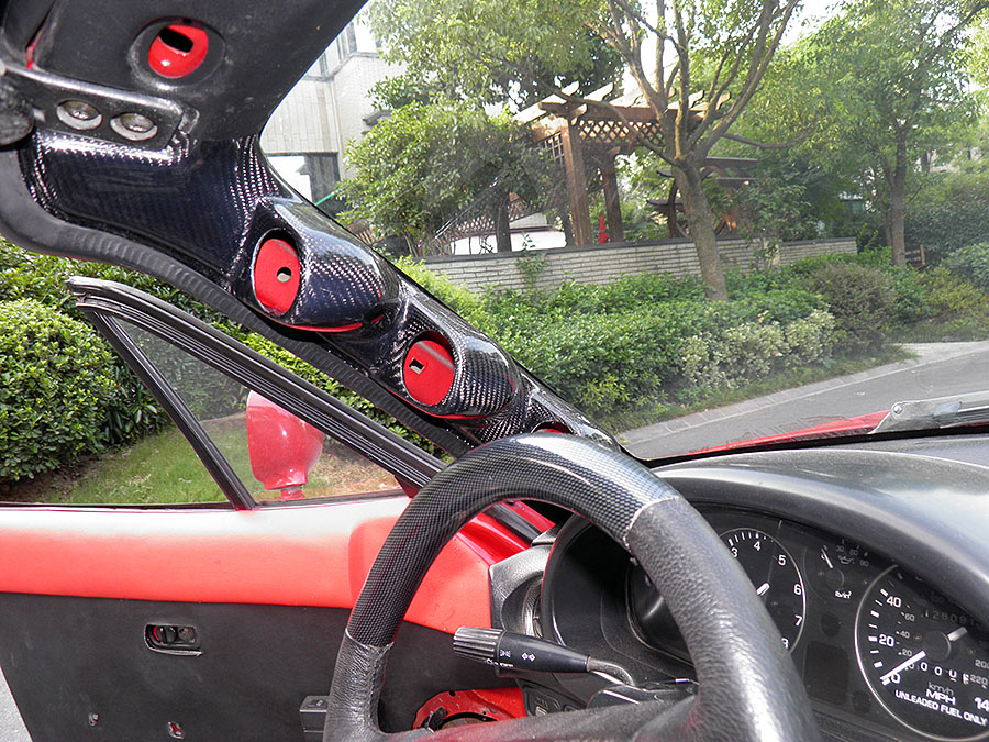 A Pillar Triple Gauge pods For Miata NA/Mk1