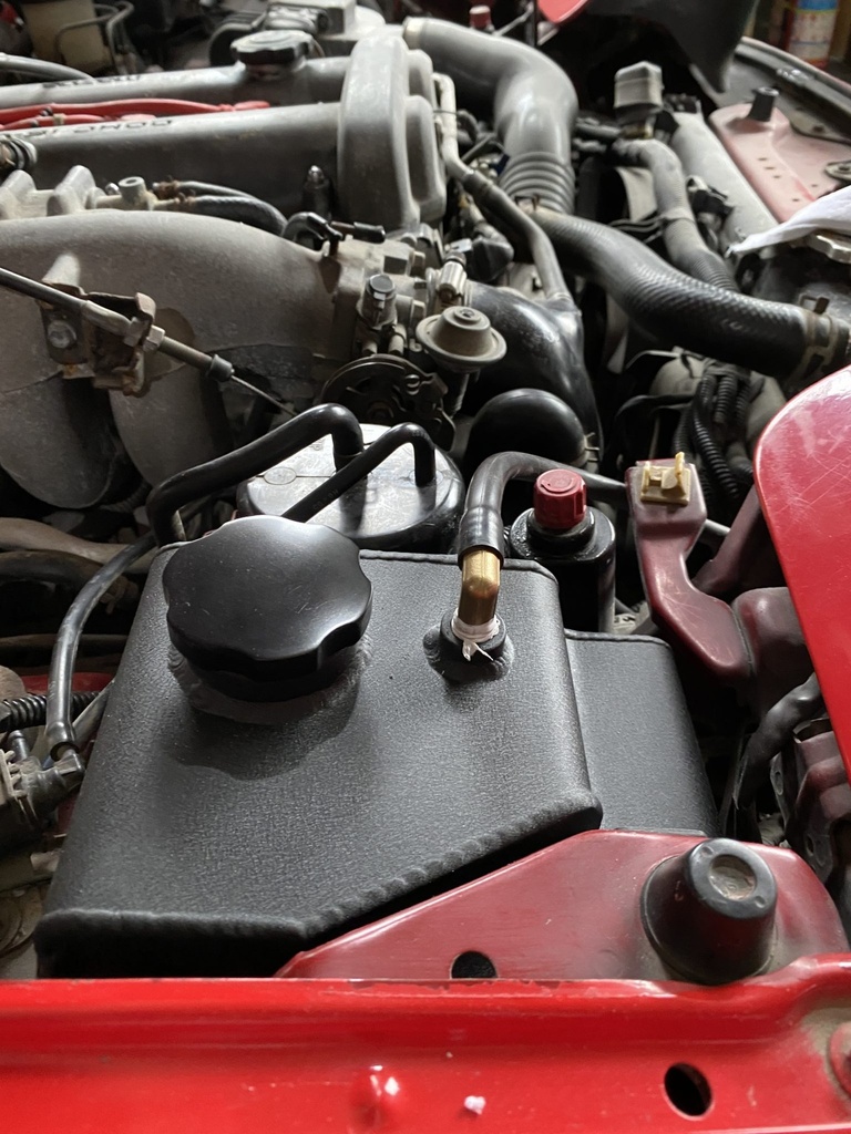 Aluminum Coolant Expansion Overflow Tank For Miata NA/Mk1