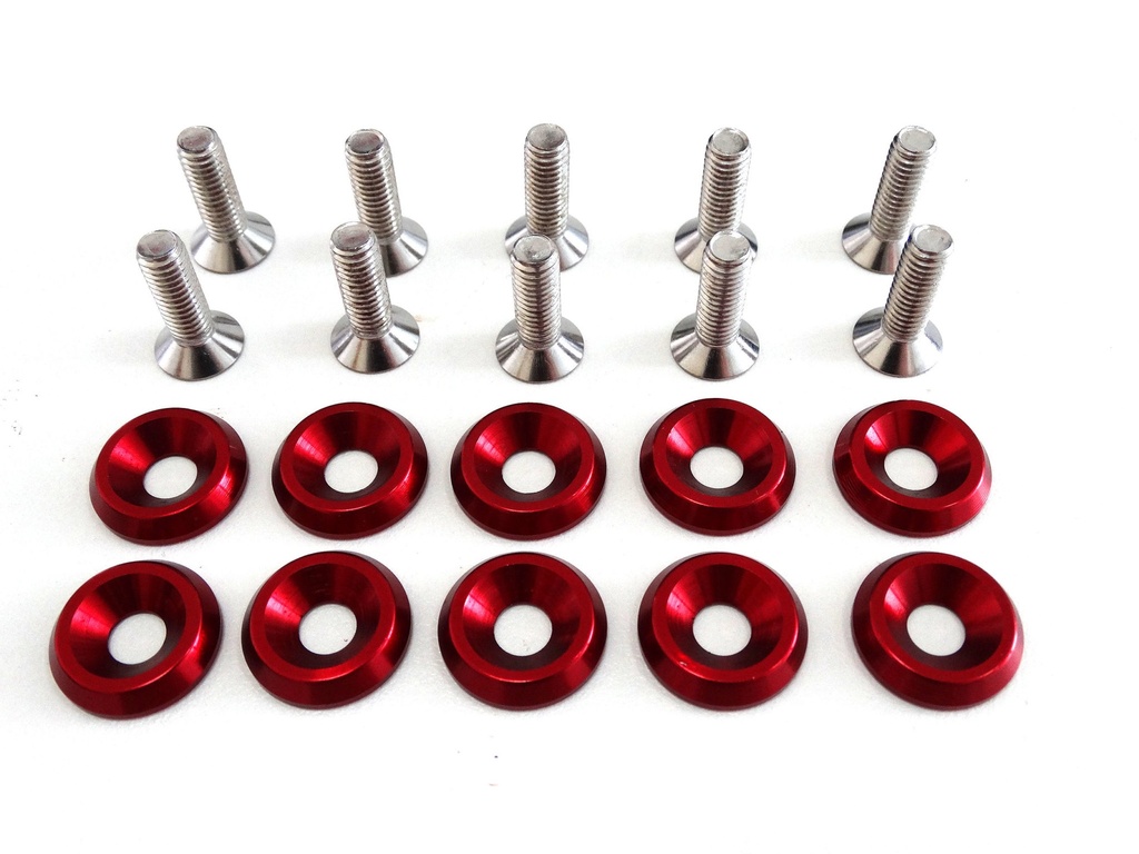 Bolts with washers x10 (M6)