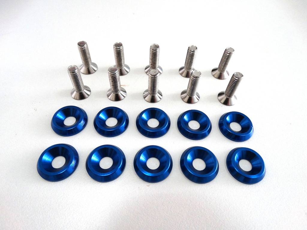 Bolts with washers x10 (M6)