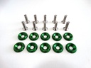 Bolts with washers x10 (M6)